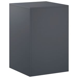vidaXL Suporte para Plantas Antracite 40 x 40 x 60 cm A&ccedil;o inoxid&aacute;vel