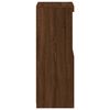 vidaXL Aparador com luzes LED 41x37x100 cm carvalho castanho