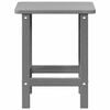 vidaXL Mesa Lateral Cinzento-claro 38 x 38 x 46 cm Polietileno