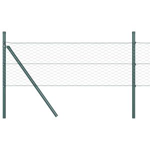 vidaXL Poste de Cerca Verde