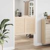 vidaXL Portas de batente design de persiana 1-Par pinho maci&ccedil;o