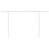 vidaXL Toldo retrátil manual com postes 4,5x3,5 m azul e branco