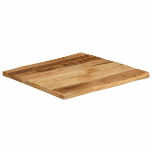 vidaXL Tampo de mesa c/ borda viva 40x40x2,5cm mangueira &aacute;spera maci&ccedil;a