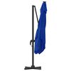 vidaXL Parasol Roma Azul 286 x 284 x 265 cm Alumínio e Poliéster