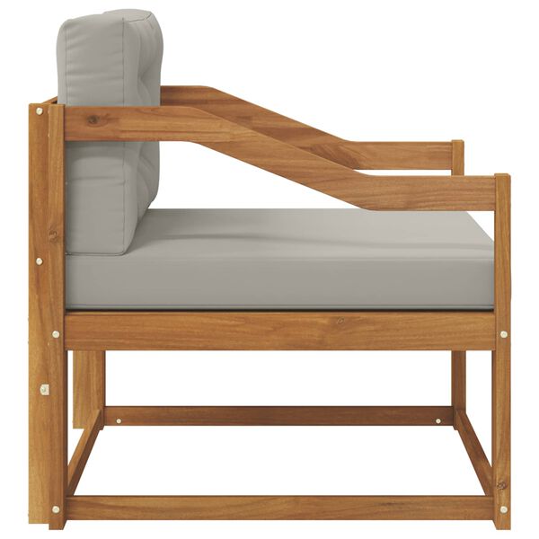 vidaXL Sof&aacute; M&eacute;dio Externo Madeira S&oacute;lida de Ac&aacute;cia Natural