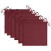 vidaXL Cadeiras de jardim dobr&aacute;veis c/ almofad&otilde;es 6 pcs ac&aacute;cia maci&ccedil;a