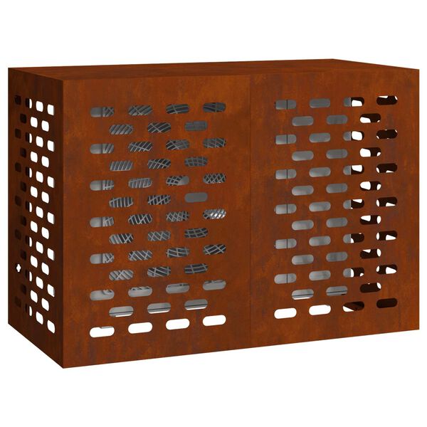 vidaXL Capa de Ar Condicionado Ferro Enferrujado 100 x 50 x 70 cm