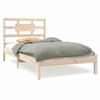 vidaXL Estrutura de cama 90x200 cm madeira maci&ccedil;a