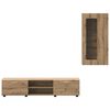 vidaXL Conjunto de m&oacute;vel de TV com gaveta FLORIN Carvalho Artesanal