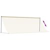 vidaXL Toldo retr&aacute;til 400x150 cm tecido e a&ccedil;o cor creme