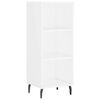 vidaXL Arm&aacute;rio alto 34,5x34x180 cm madeira processada branco