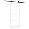 vidaXL Porta Deslizante ORKDAL 93 x 202 cm Branco e Preto