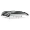 vidaXL Estrutura de cama metal 200x200 cm branco