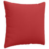 vidaXL Travesseiros de Sof&aacute; 2 pcs Vermelho 45 x 45 cm tecido