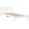 vidaXL Cama sem colch&atilde;o 90x190 cm madeira de pinho maci&ccedil;a branco