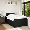 vidaXL Cama boxspring com colch&atilde;o 120x200 cm veludo preto