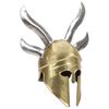 vidaXL Capacete de soldado grego r&eacute;plica LARP a&ccedil;o bronze