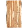 vidaXL Tampo de mesa 118x(50-60)x3,8 cm madeira de ac&aacute;cia maci&ccedil;a
