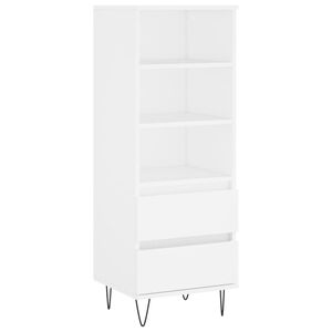 vidaXL Aparador 40x36x110 cm derivados de madeira branco