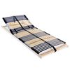 vidaXL Estrado de ripas com 42 ripas 7 zonas 90x200 cm