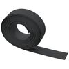 vidaXL Bordas de jardim 5 pcs 10 m 15 cm polietileno preto