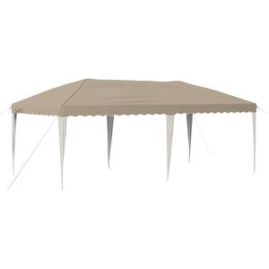 vidaXL Tenda de Festa Pop-up 575 x 290 x 245 cm Creme