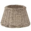 vidaXL Abajur &Oslash;50x30 cm vime castanho