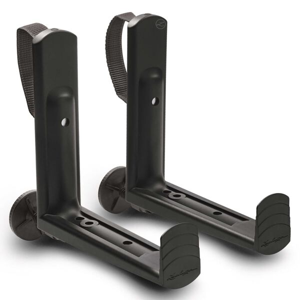 LECHUZA Suportes de vasos para varandas preto 19033