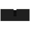 vidaXL Armário de casa de banho 80x33x60 cm derivados de madeira preto