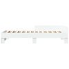 vidaXL Estrutura de cama 90x190 cm derivados de madeira branco