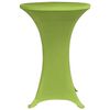 vidaXL Capa extens&iacute;vel para mesa 2 pcs 70 cm verde