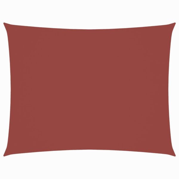 vidaXL Guarda-Sol tecido Oxford retangular 2x4 m terracotta