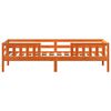 vidaXL Cama sem colch&atilde;o 100x200 cm pinho maci&ccedil;o castanho-mel