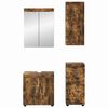 vidaXL Conjunto de M&oacute;veis para Banheiro TULUM Carvalho Defumado
