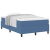 vidaXL Cama Box Azul e Branco 120 x 190 cm Tecido de Veludo Cotele