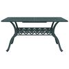 vidaXL 5 pcs conjunto de jantar para jardim alum&iacute;nio fundido verde