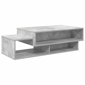 vidaXL Mesa de centro Cinzento 105 x 50 x 32,5 cm Derivados de Madeira
