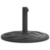 vidaXL Base de guarda-sol para postes de &Oslash;38/48 mm 12 kg redondo