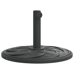 vidaXL Base de guarda-sol para postes de &Oslash;38/48 mm 12 kg redondo