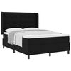 vidaXL Cama Box com almofada com cabeceira Preto 200 x 160 cm tecido