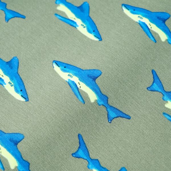 Sweatshirt para crian&ccedil;a cor caqui-claro 104