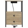vidaXL Arm&aacute;rio de Cabeceira com gaveta Carvalho Sonoma 40 x 31 x 60 cm
