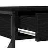 vidaXL Mesa de Console com gaveta Carvalho preto 100 x 28 x 75 cm