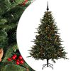 vidaXL &Aacute;rvore de Natal artificial com bolas 120 cm 150 LED