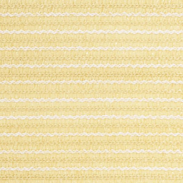 vidaXL Tela de varanda 90x400 cm PEAD bege