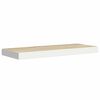 vidaXL Prateleiras parede 2 pcs 60x23,5x3,8 cm MDF carvalho e branco