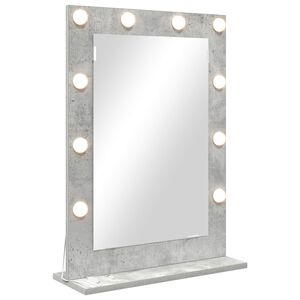 vidaXL Espelho de Vaidade Retangular Cinzento 70 x 50 x 18 cm