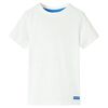 T-shirt infantil cor cru 128
