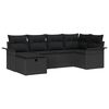 vidaXL Conjunto de Sof&aacute; de Jardim 6 unid. Rattan Sint&eacute;tico
