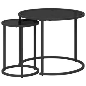 vidaXL Conjunto de Mesas de Caf&eacute; 2 unid. 55 x 55 x 45 cm a&ccedil;o